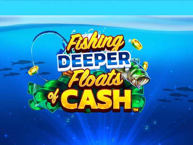 Biểu tượng tải xuống ứng dụng W88 với hình ảnh từ trò chơi Fishing Deeper Floats of Cash